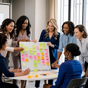 A professional rider on a horse